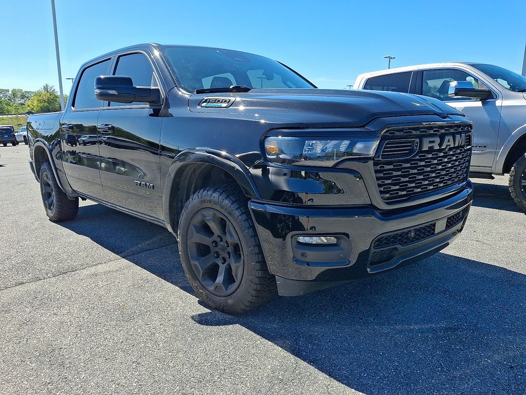 Diamond Black 2025 RAM 1500 Pickup Truck Four-Wheel Drive 8-Speed Automatic
