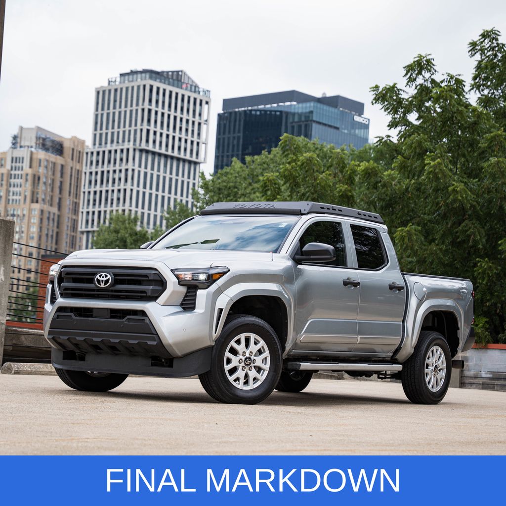 Celestial Silver Metallic 2024 Toyota Tacoma Pickup Truck Four-Wheel Drive 8-Speed Automatic