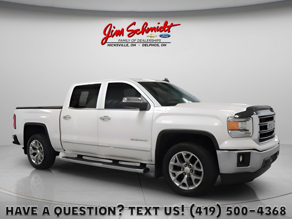 White Diamond Tricoat 2015 GMC Sierra 1500 Pickup Truck Four-Wheel Drive 6-Speed Automatic Overdrive