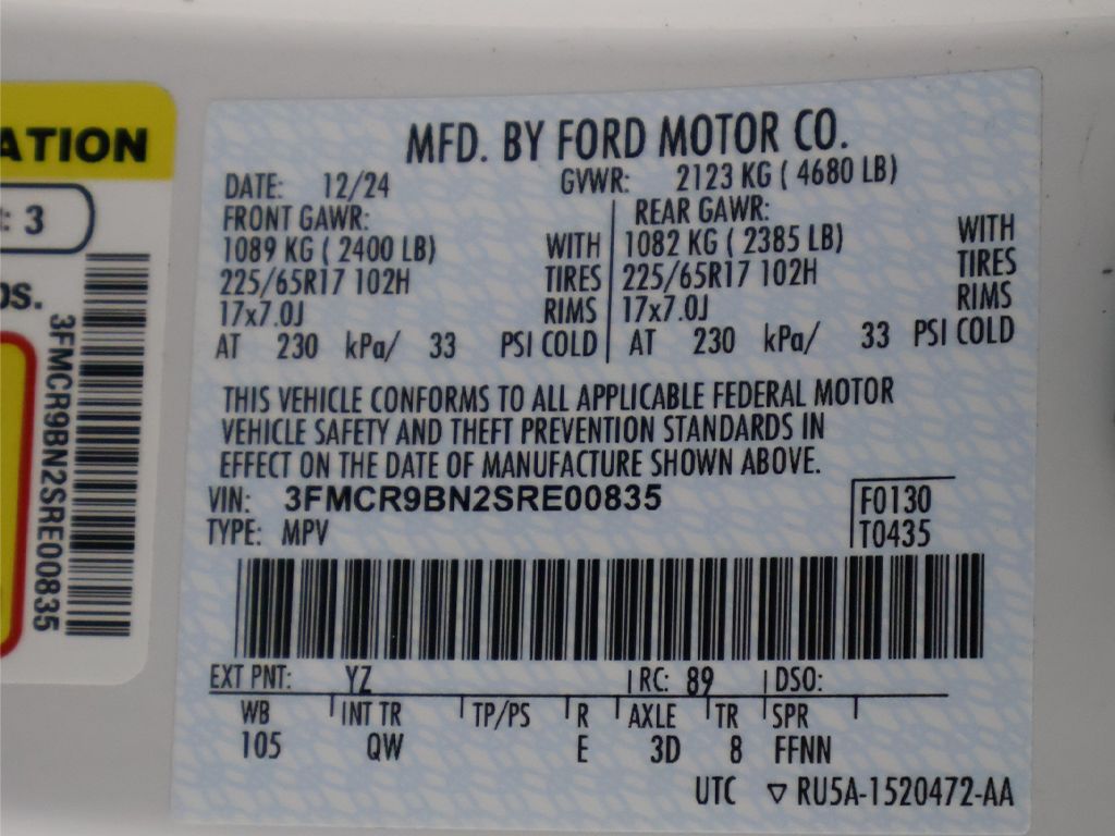Used 2025 White Ford Big Bend image 54
