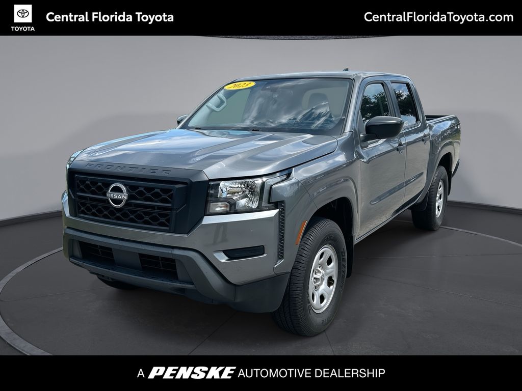 Gray (Gun Metallic) 2023 Nissan Frontier Pickup Truck Four-Wheel Drive 9-Speed Automatic