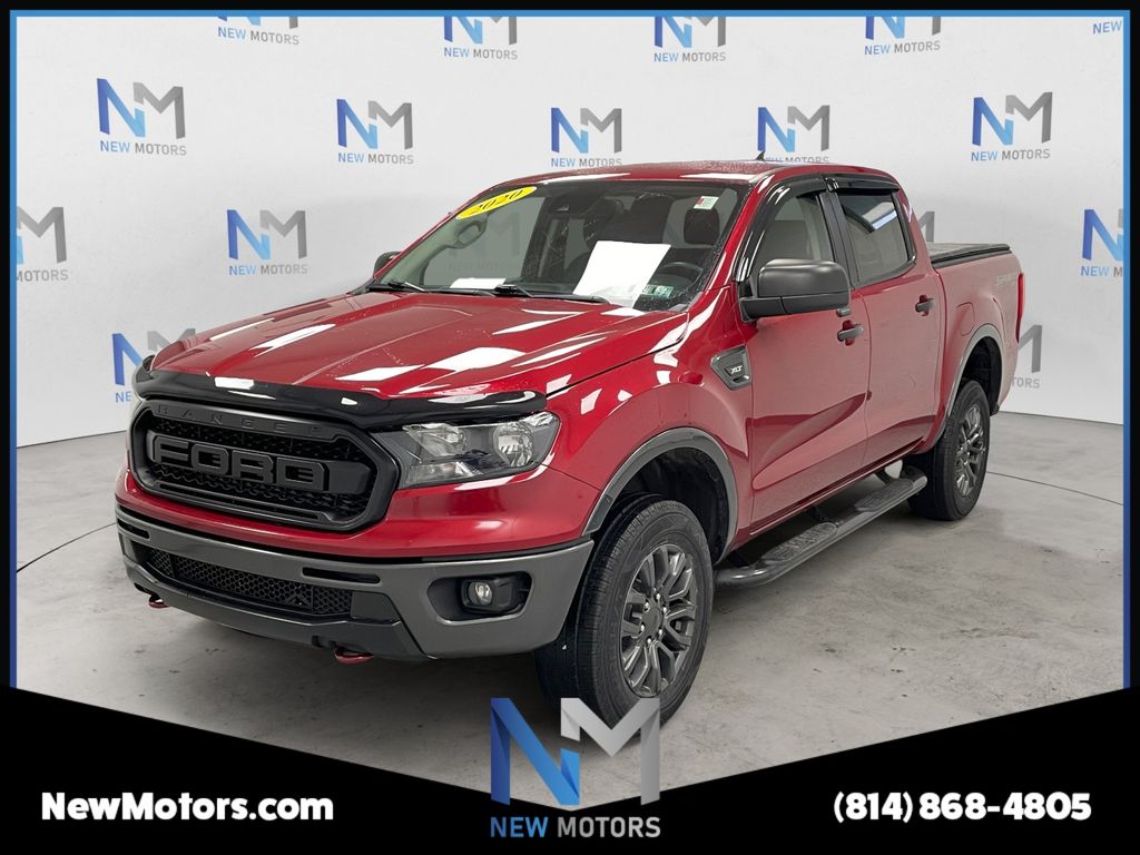 Red Metallic 2020 Ford Ranger XLT SuperCrew 4WD Pickup Truck Four-Wheel Drive Automatic