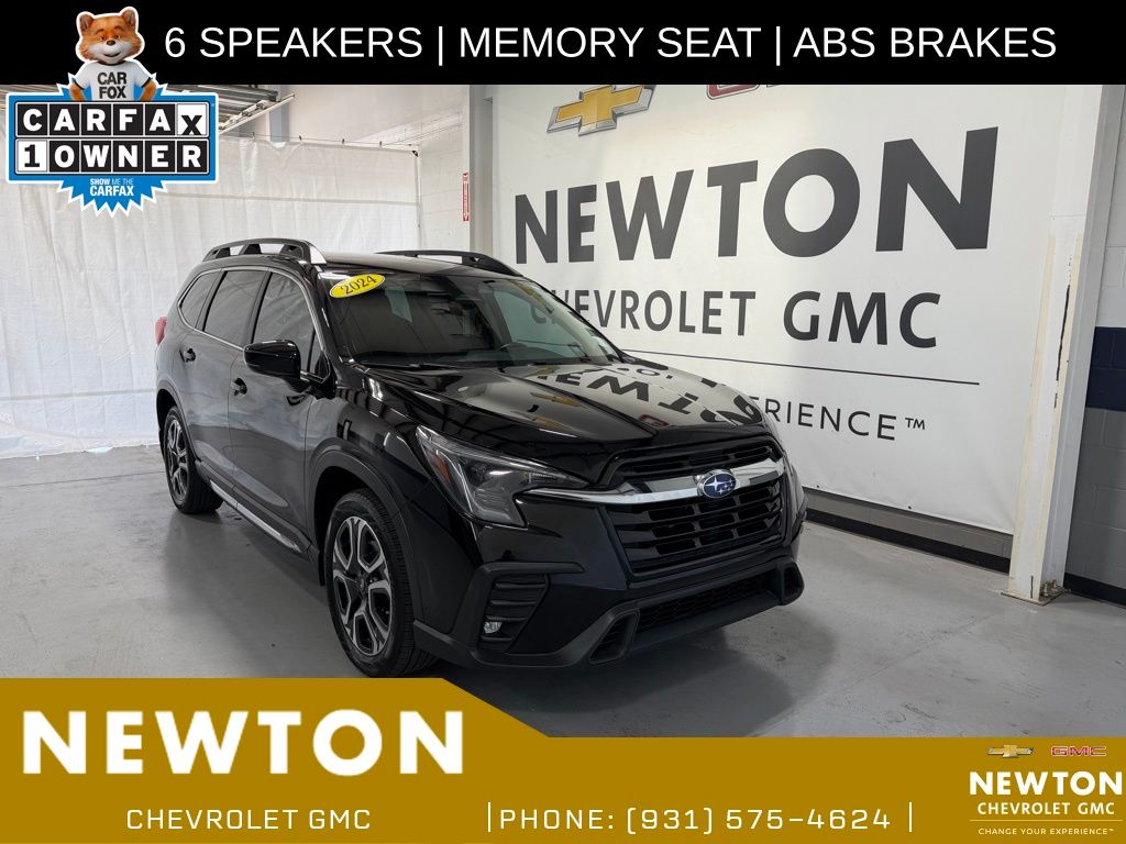 Crystal Black Silica 2024 Subaru Ascent SUV / Crossover All-Wheel Drive Continuously Variable Transmission