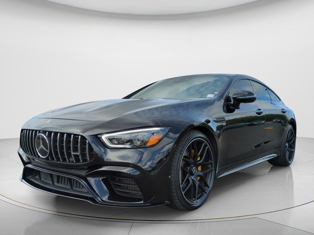 Obsidian Black 2020 Mercedes-Benz AMG GT 63 S 4MATIC AWD Sedan All-Wheel Drive 9-Speed Automatic