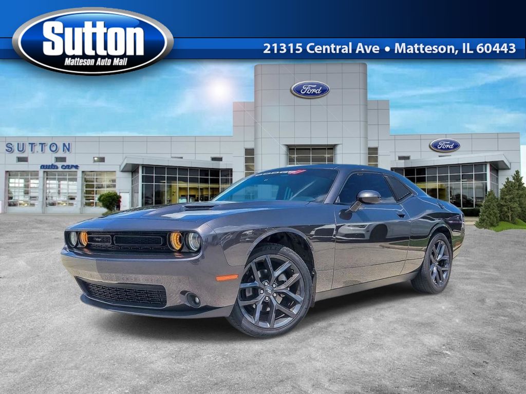 Gray (Granite Crystal Metallic Clearcoat) 2021 Dodge Challenger Coupe Rear-Wheel Drive 8-Speed Automatic