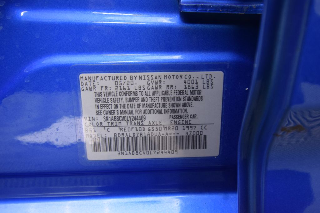 used 2020 Nissan Sentra car, priced at $16,300