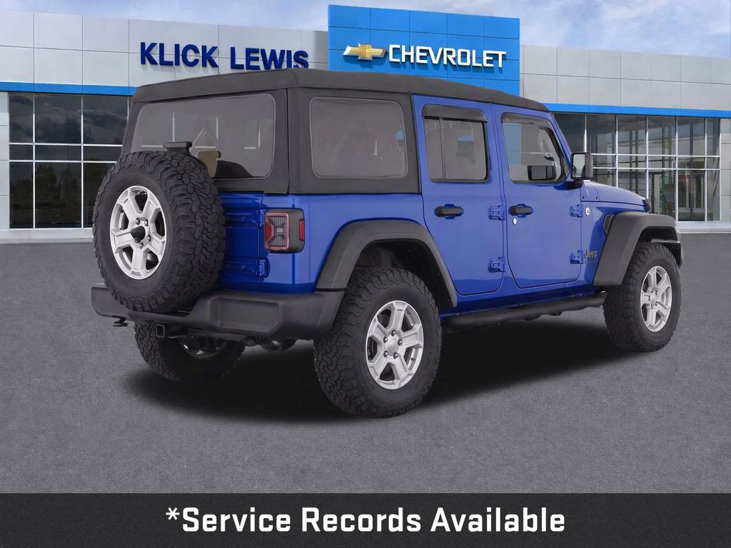 2018 Jeep Wrangler Unlimited Sport S Blue at Rochrich Mazda