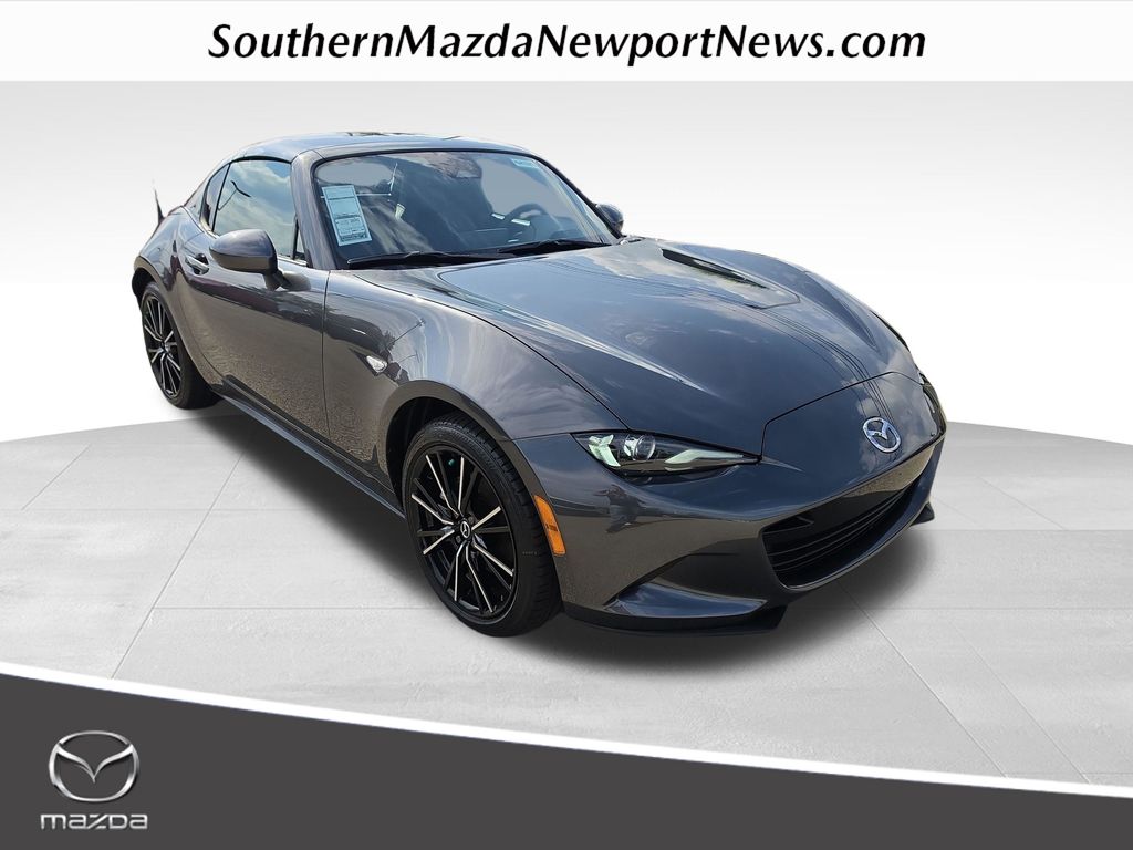 Machine Gray Metallic 2026 Mazda MX-5 Miata Convertible Rear-Wheel Drive Manual