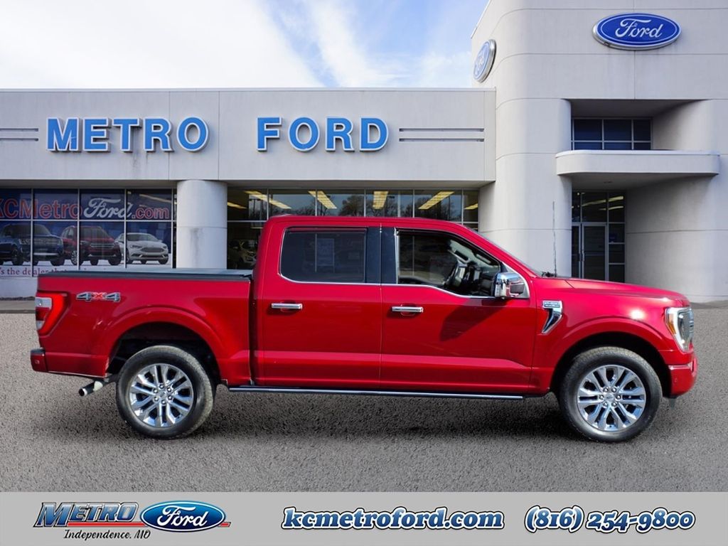 Certified 2022 Ford F-150 Platinum with VIN 1FTFW1E81NFA93998 for sale in Kansas City