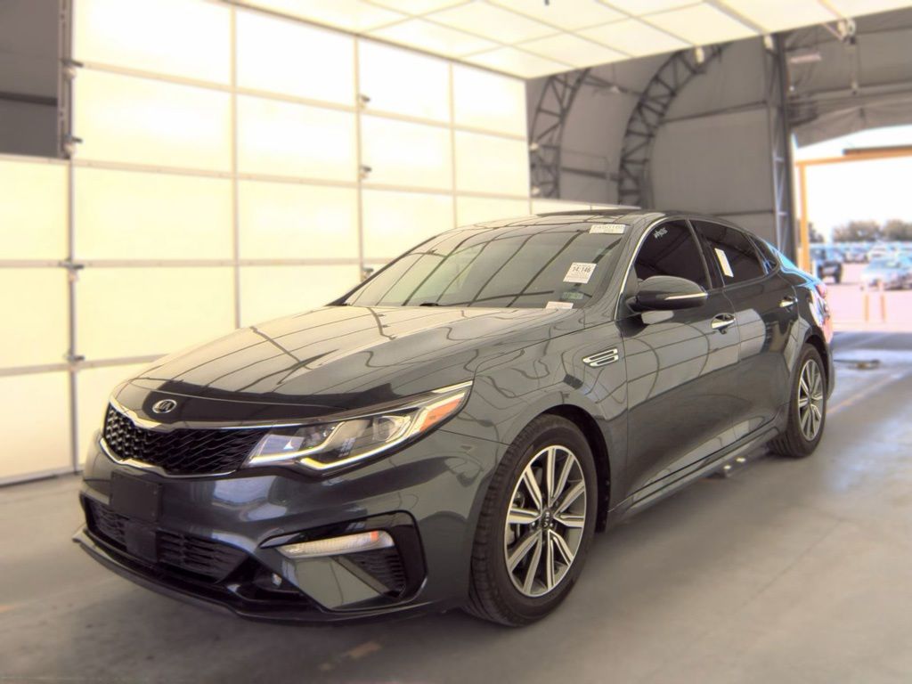 Gravity Gray 2020 Kia Optima Sedan Front-Wheel Drive 7-Speed Automatic