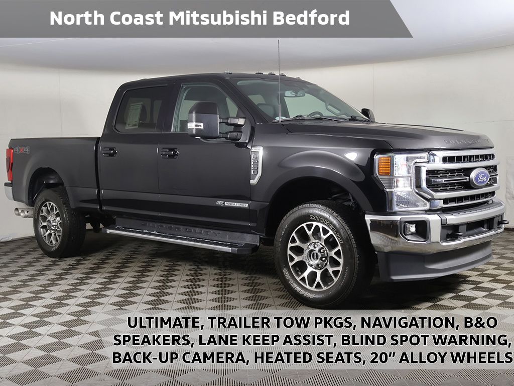 Agate Black Metallic 2021 Ford F-250 Super Duty Pickup Truck Four-Wheel Drive Automatic