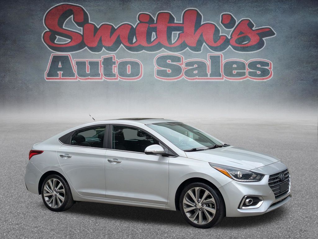 Olympus Silver Metallic 2022 Hyundai Accent Limited FWD Sedan Front-Wheel Drive Continuously Variable Transmission