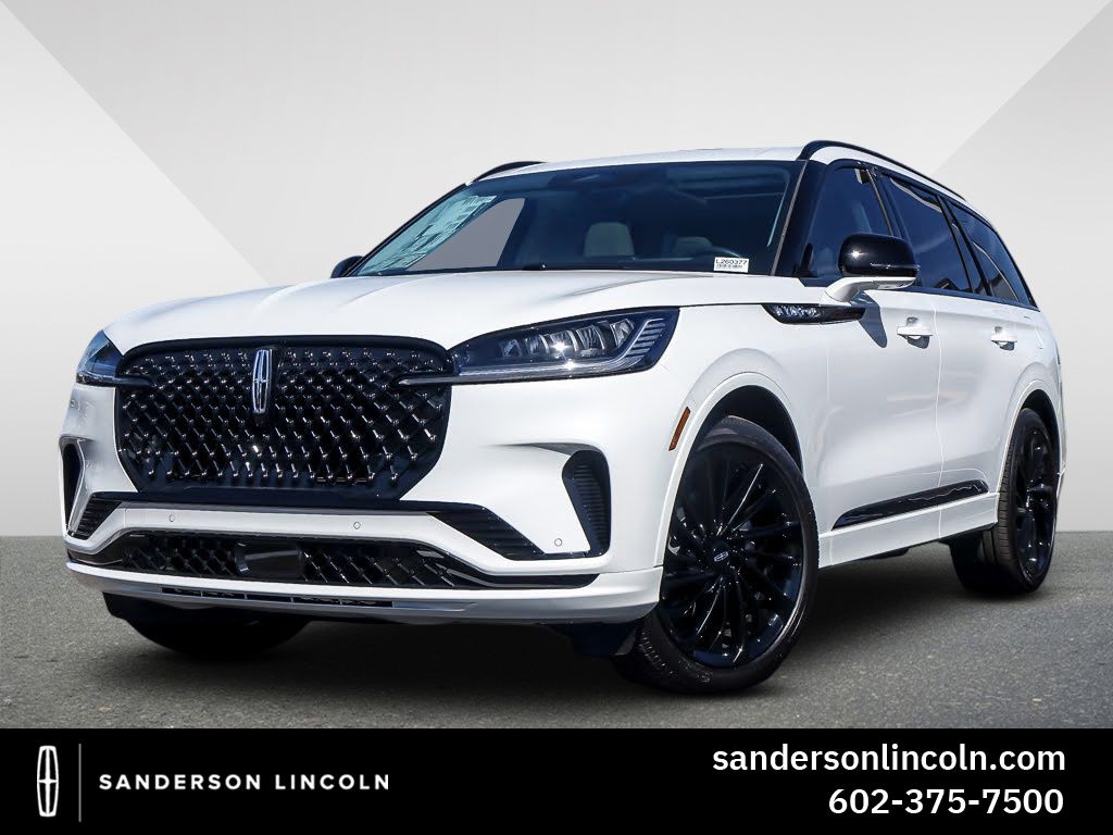 Pristine White Metallic Tri-Coat 2026 Lincoln Aviator SUV / Crossover Rear-Wheel Drive Automatic