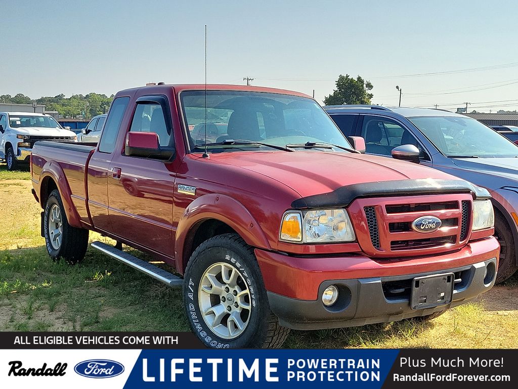 Redfire Metallic 2010 Ford Ranger Pickup Truck Four-Wheel Drive 5-Speed Automatic