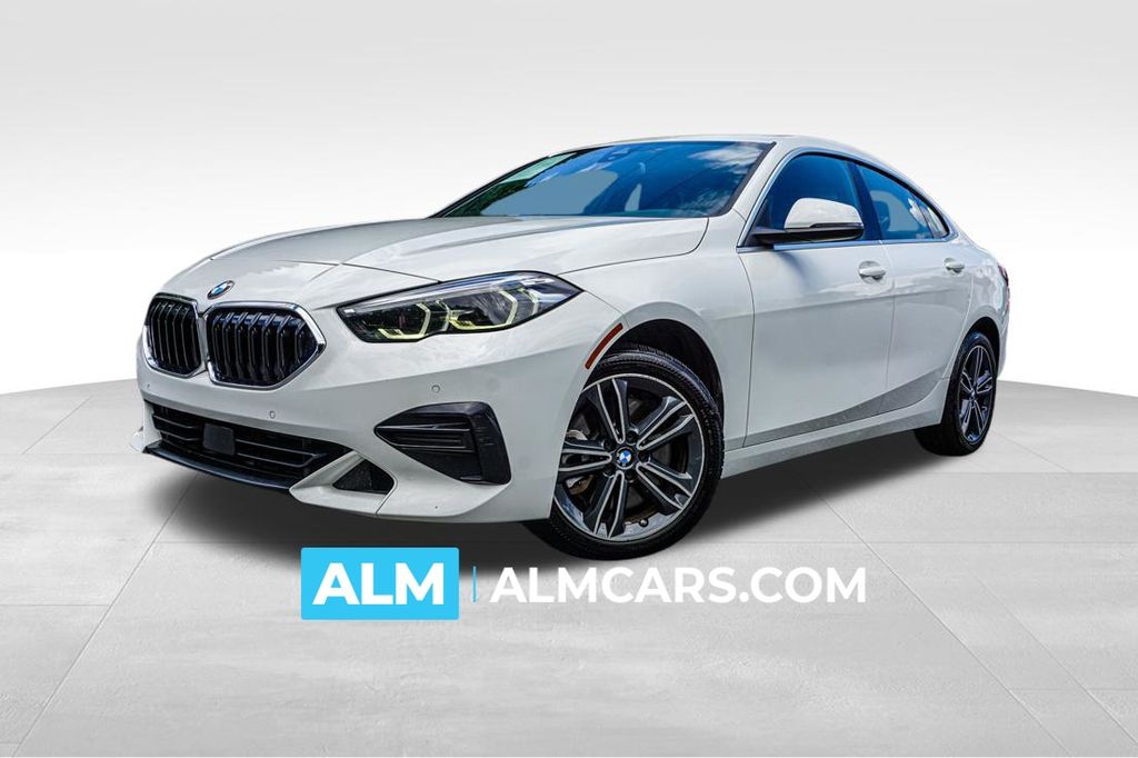 Alpine White 2024 BMW 2 Series Sedan Front-Wheel Drive 8-Speed Automatic