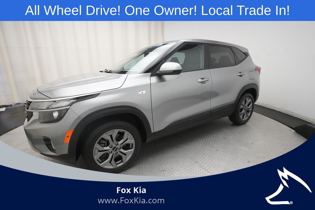 Steel Gray 2024 Kia Seltos SUV / Crossover All-Wheel Drive Continuously Variable Transmission