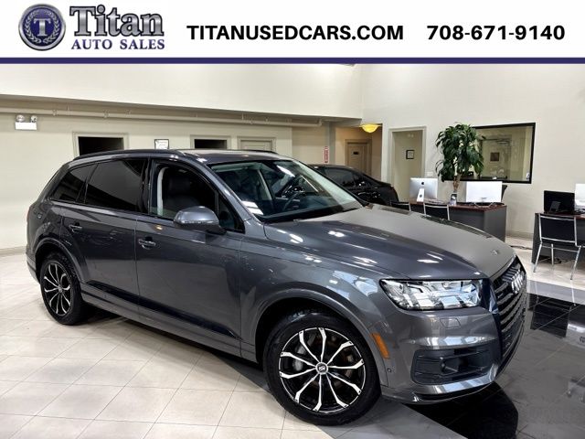 Gray Metallic 2019 Audi Q7 SUV / Crossover All-Wheel Drive Automatic