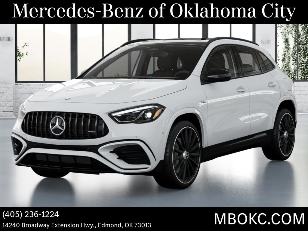 Polar White 2026 Mercedes-Benz GLA SUV / Crossover All-Wheel Drive 8-Speed Automatic