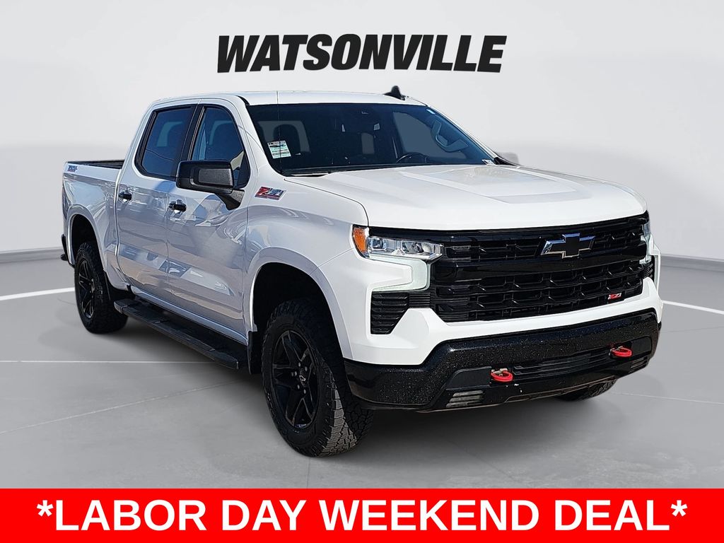 Summit White 2024 Chevrolet Silverado 1500 Pickup Truck Four-Wheel Drive Automatic