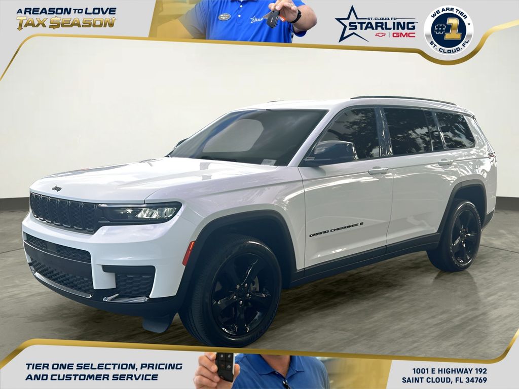 Bright White Clearcoat 2023 Jeep Grand Cherokee L Altitude 4WD SUV / Crossover Four-Wheel Drive 8-Speed Automatic