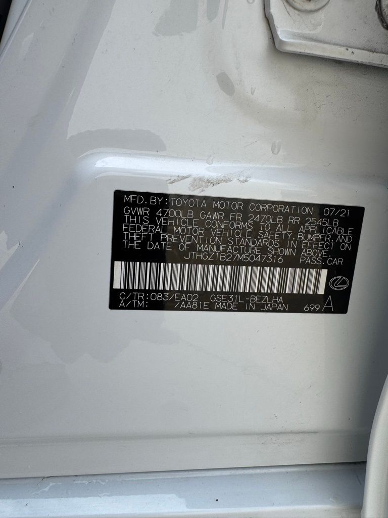 Used Car 2021 Lexus Is  350 F Sport For Sale Under $40,000 In Georgetown, Texas