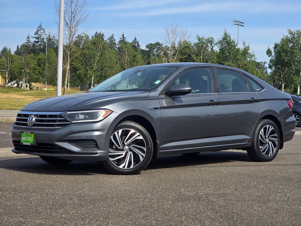 Gray 2021 Volkswagen Jetta Sedan Front-Wheel Drive 8-Speed Automatic
