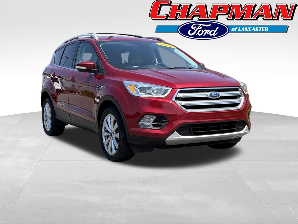 Ruby Red Metallic 2017 Ford Escape Titanium AWD SUV / Crossover All-Wheel Drive 6-Speed Automatic