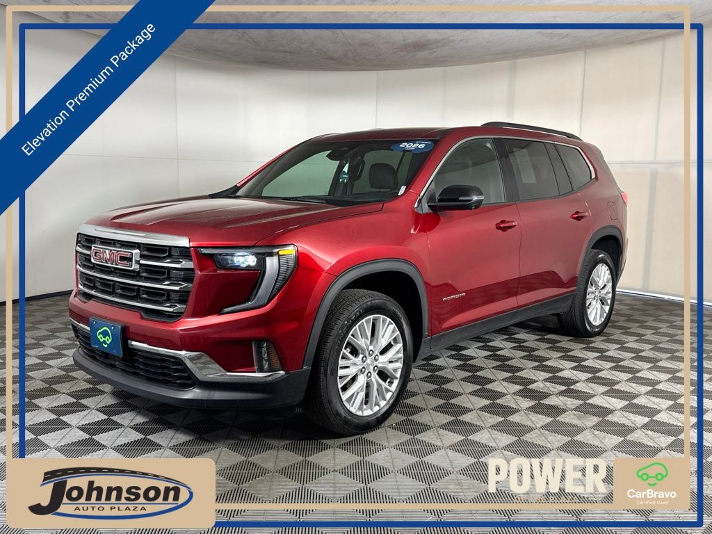 Volcanic Red Tintcoat 2026 GMC Acadia SUV / Crossover Four-Wheel Drive 8-Speed Automatic