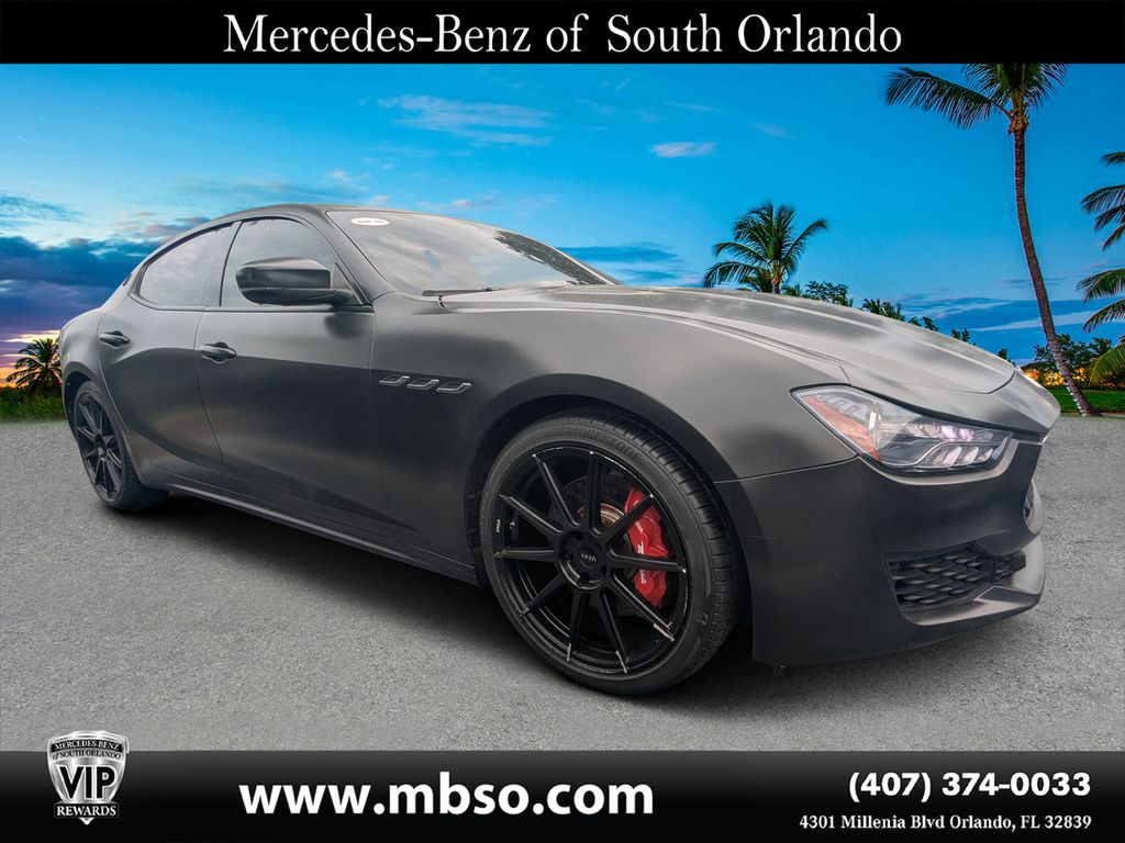 Bianco 2021 Maserati Ghibli Sedan Rear-Wheel Drive 8-Speed Automatic