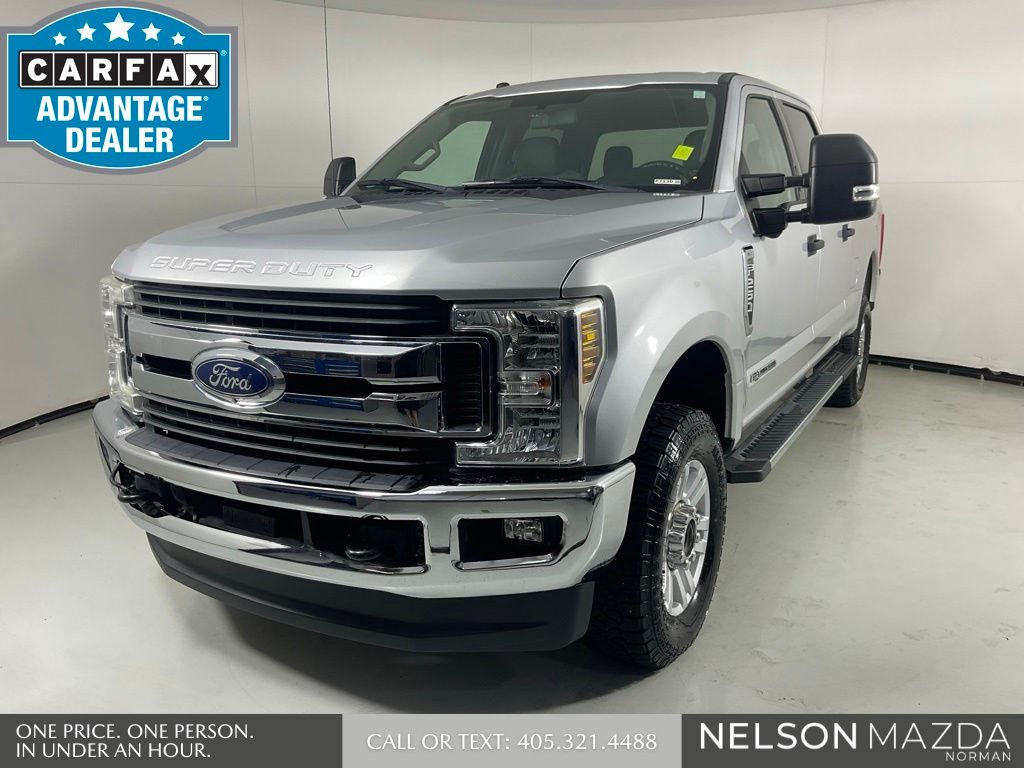 Ingot Silver 2019 Ford F-250 Super Duty XLT Crew Cab 4WD Pickup Truck Four-Wheel Drive 6-Speed Automatic