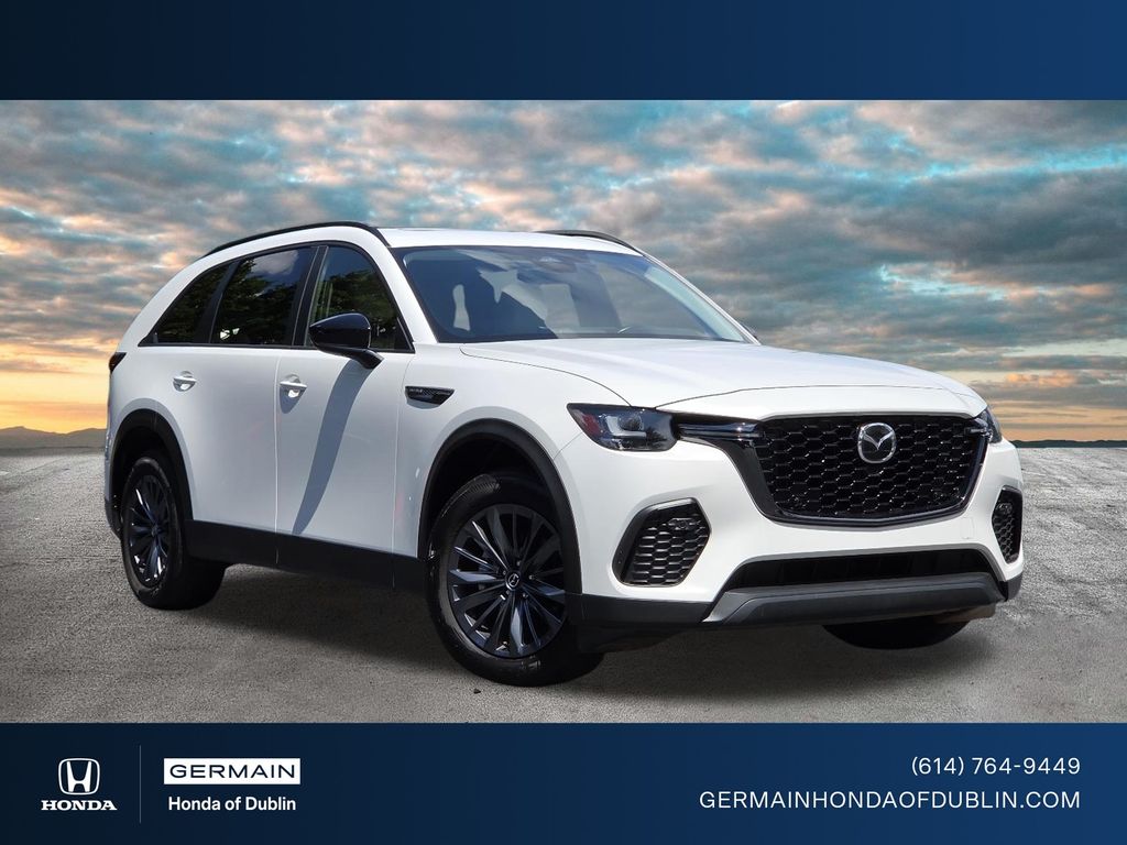 Rhodium White Premium 2025 Mazda CX-70 SUV / Crossover All-Wheel Drive 8-Speed Automatic