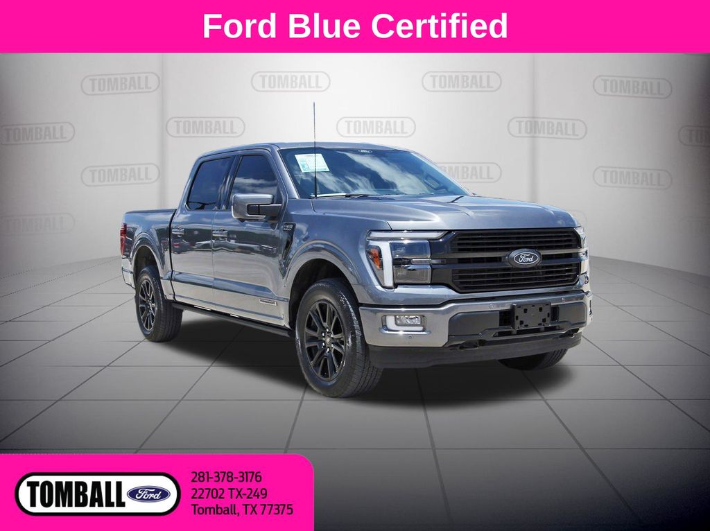 Gray Metallic 2025 Ford F-150 Pickup Truck Four-Wheel Drive Automatic