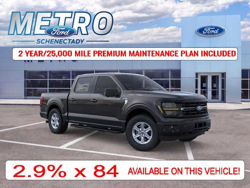 Agate Black Metallic 2026 Ford F-150 Pickup Truck Four-Wheel Drive Automatic