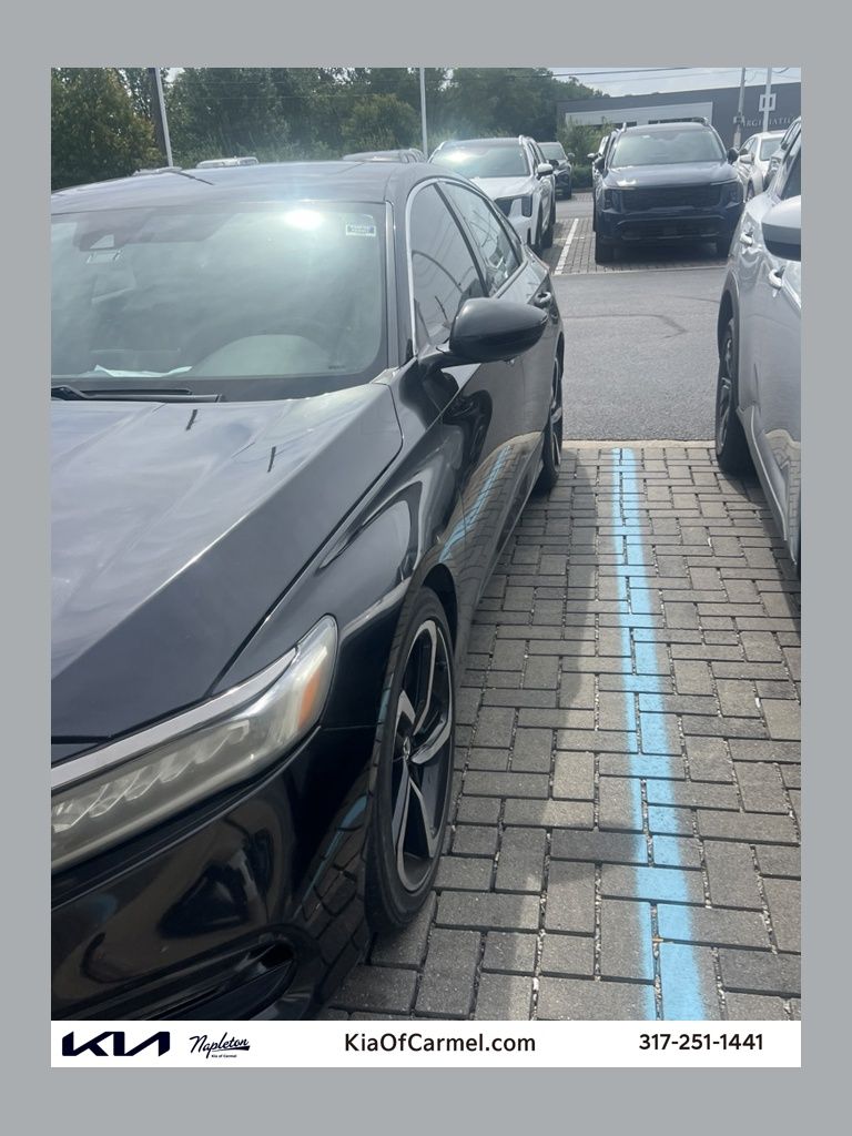 Crystal Black Pearl 2018 Honda Accord Sedan Front-Wheel Drive Automatic