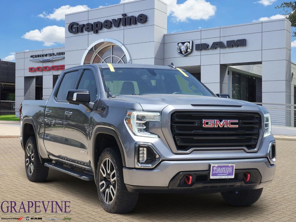 Gray (Satin Steel Metallic) 2021 GMC Sierra 1500 Pickup Truck Four-Wheel Drive Automatic