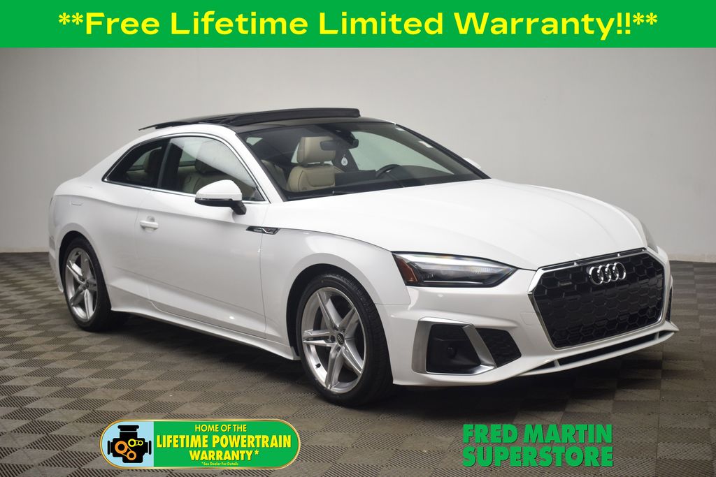 used 2022 Audi A5 car, priced at $27,000