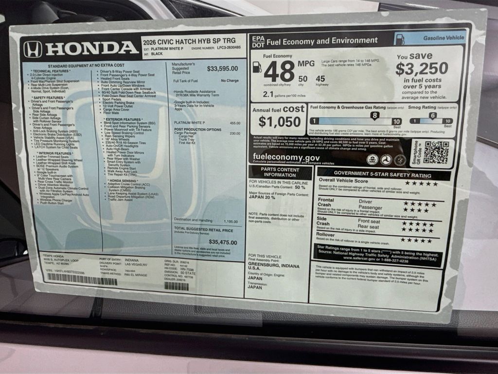 Thumbnail: 2026 Honda Civic - 9