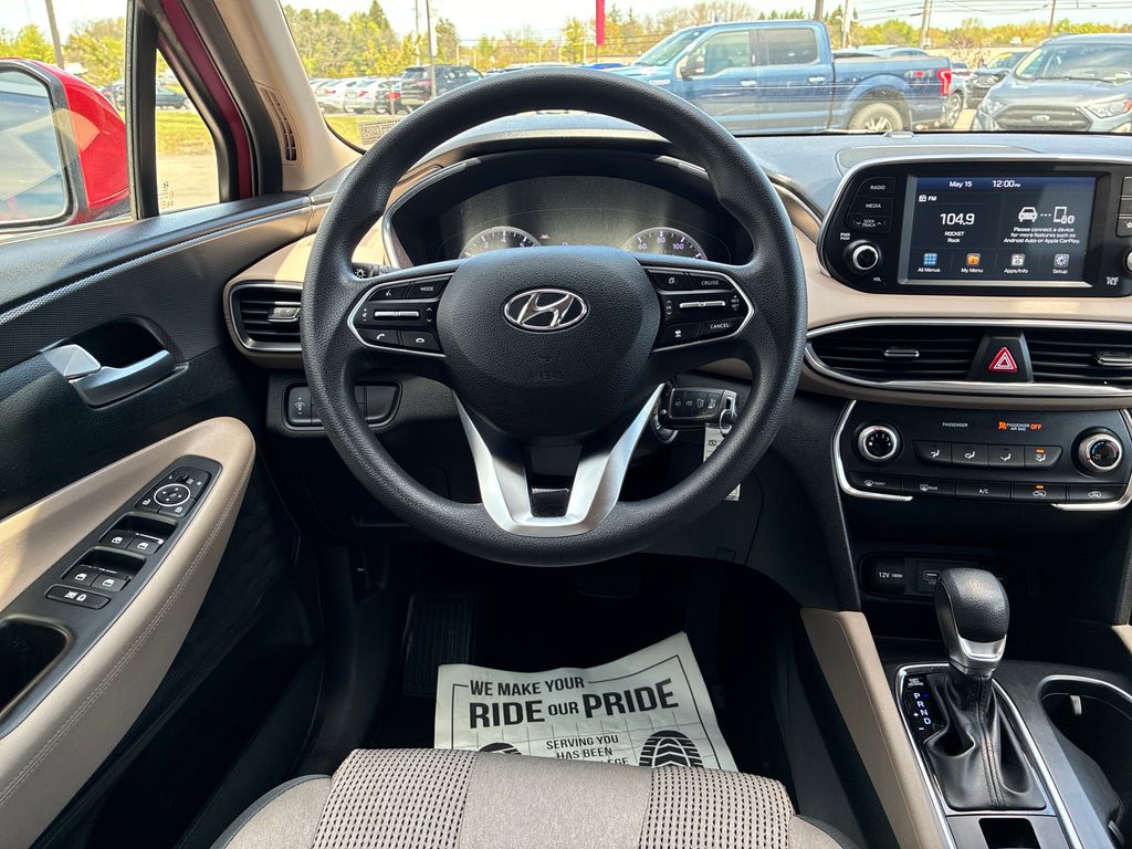 2019 Hyundai Santa Fe SE Red at Spitzer Acura