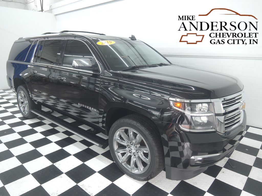 Black 2019 Chevrolet Suburban SUV / Crossover Four-Wheel Drive 6-Speed Automatic Overdrive