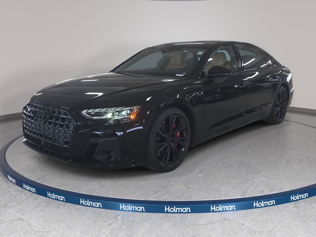 Mythos Black Metallic 2026 Audi S8 4.0T quattro Sedan All-Wheel Drive 8-Speed Automatic