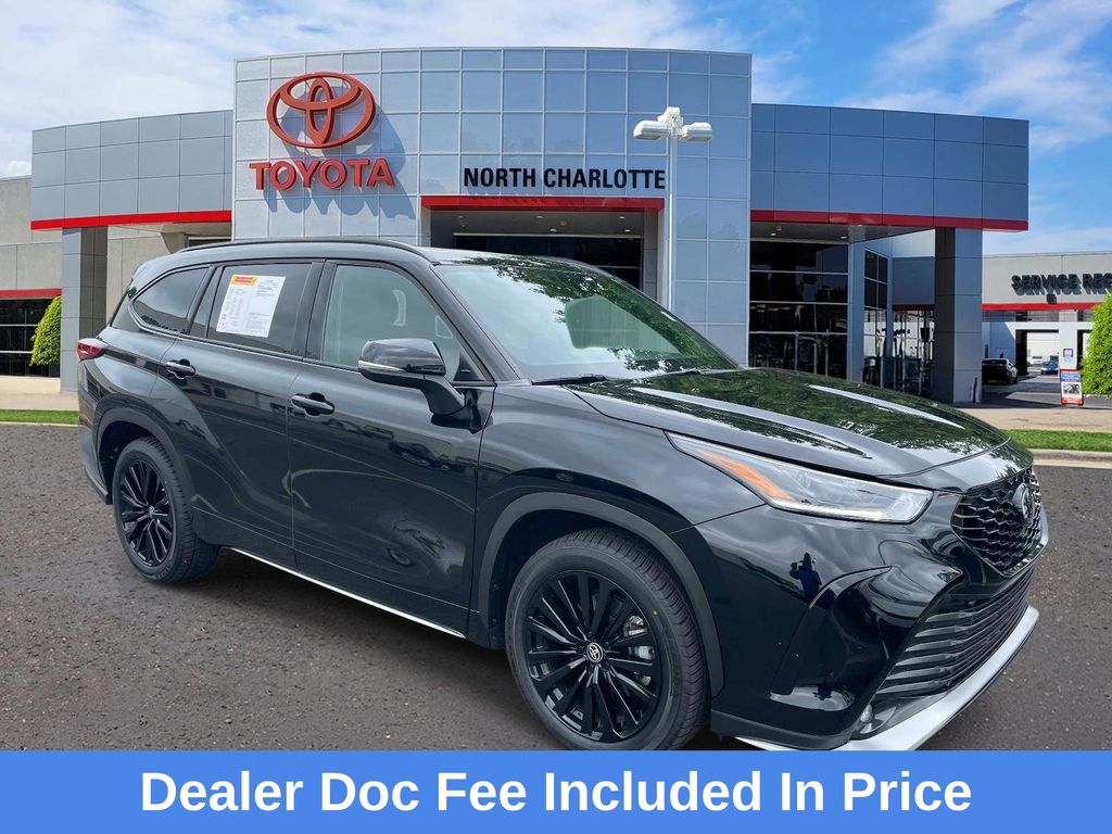 Midnight Black Metallic 2023 Toyota Highlander XSE FWD SUV / Crossover Front-Wheel Drive 8-Speed Automatic