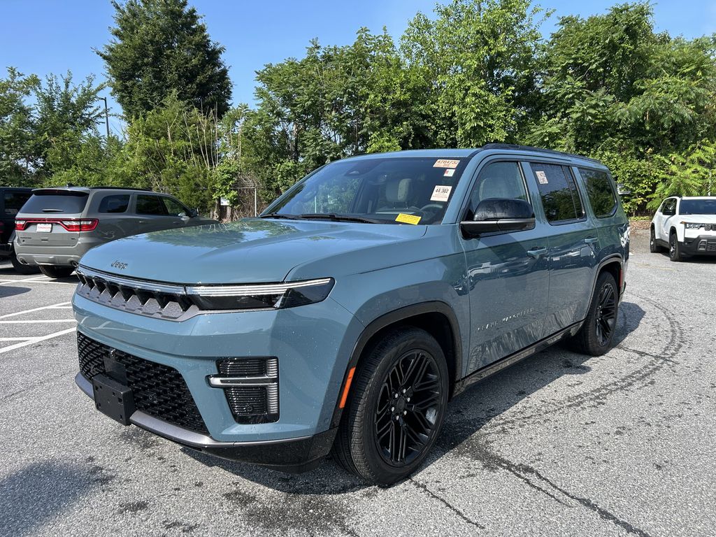 Gray (Steel Blue) 2026 Jeep Grand Wagoneer SUV / Crossover Four-Wheel Drive 8-Speed Automatic