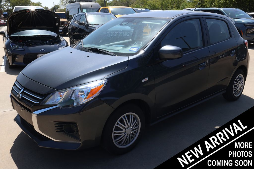 Graphite Gray Metallic 2024 Mitsubishi Mirage Hatchback Front-Wheel Drive Continuously Variable Transmission