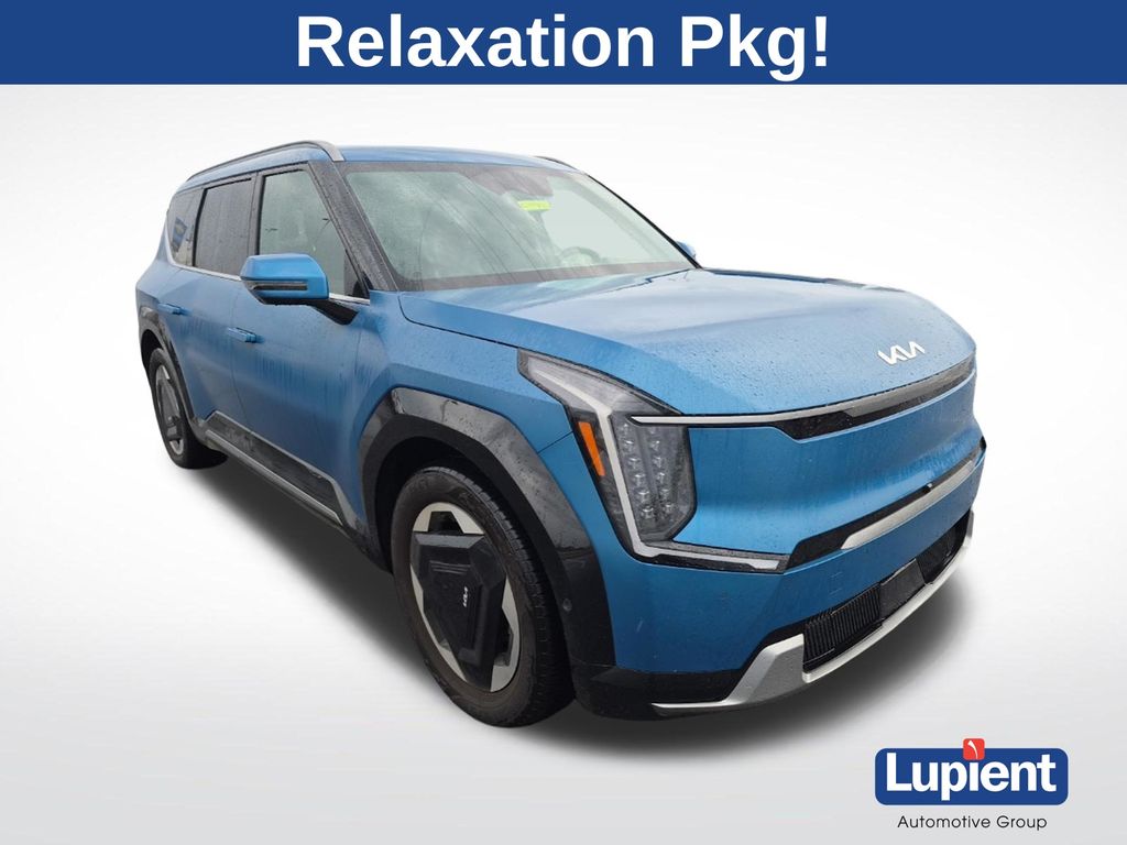 Ocean Blue Matte 2024 Kia EV9 SUV / Crossover All-Wheel Drive 1-Speed Automatic