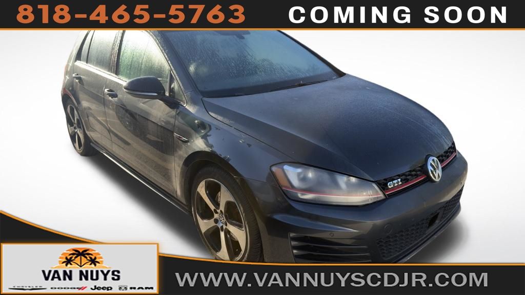 Steel Gray Metallic 2015 Volkswagen Golf GTI 2.0T Autobahn 4-Door FWD Hatchback Front-Wheel Drive 6-Speed Dual Clutch