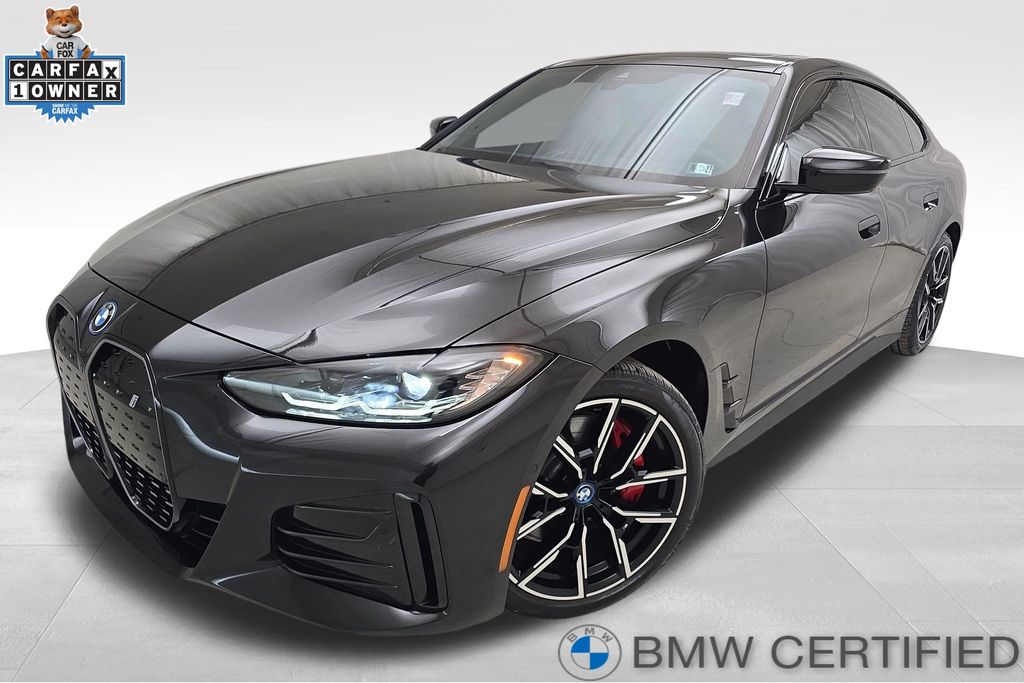 Black Sapphire Metallic 2024 BMW i4 eDrive35 Gran Coupe FWD Sedan Rear-Wheel Drive Automatic