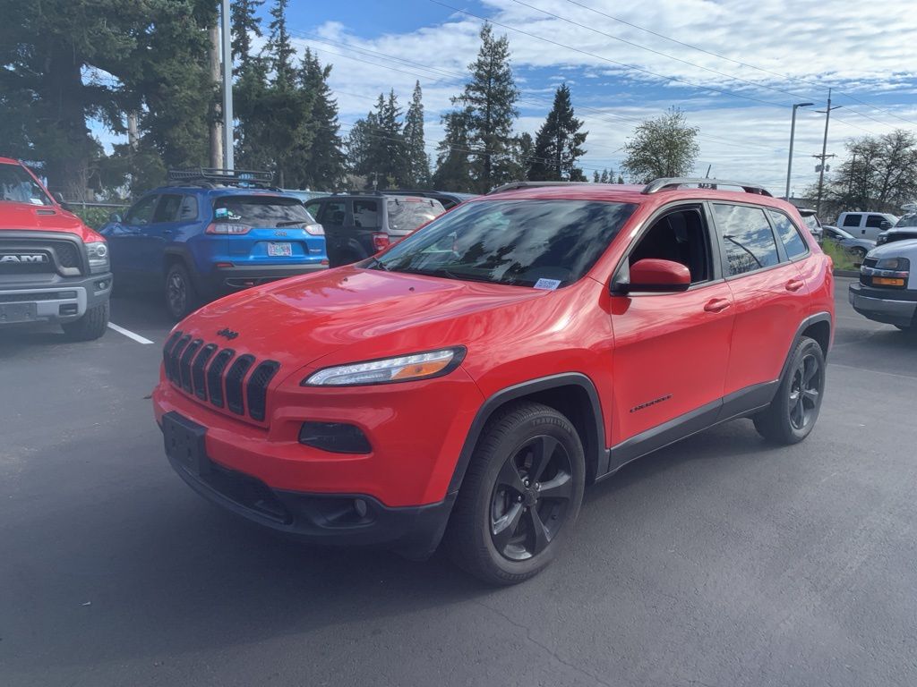 Firecracker Red Clearcoat 2018 Jeep Cherokee Latitude 4WD SUV / Crossover Four-Wheel Drive 9-Speed Automatic