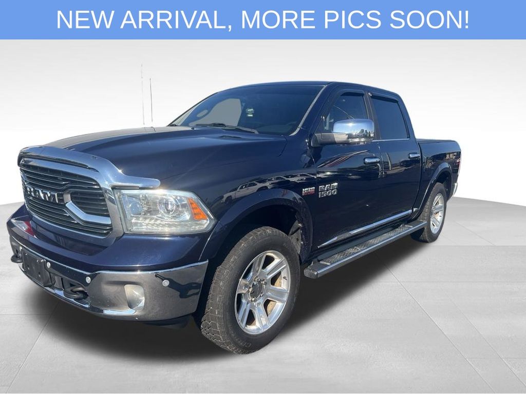 True Blue Pearlcoat 2016 RAM 1500 Pickup Truck Four-Wheel Drive 8-Speed Automatic
