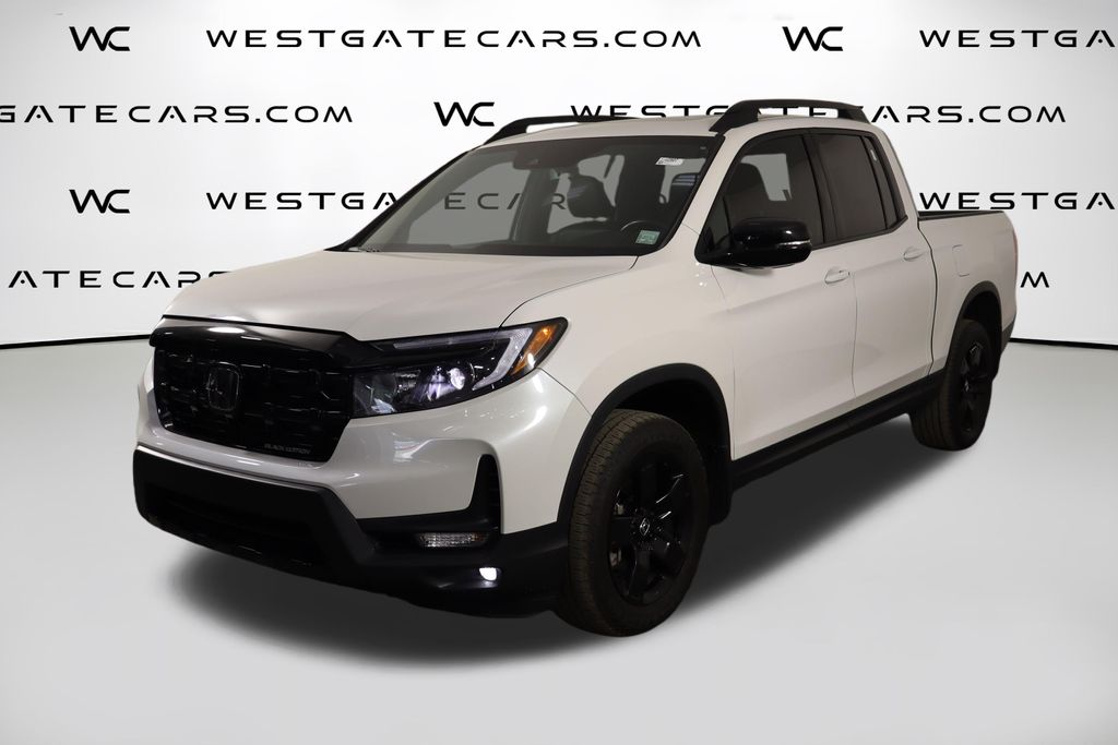 White 2025 Honda Ridgeline Pickup Truck All-Wheel Drive 9-Speed Automatic