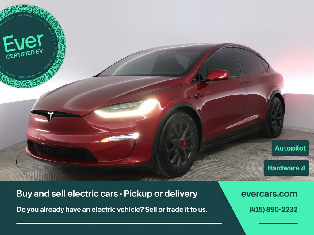 Red Multi-Coat 2023 Tesla Model X SUV / Crossover All-Wheel Drive 1-Speed Automatic